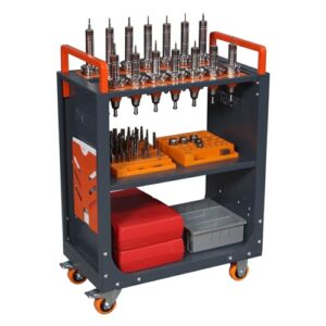 lyreign cnc tool organizers service carts, multi-function workshop cnc tool holder transfer cart with wheels, cnc tool holders station for storehouse factory garage