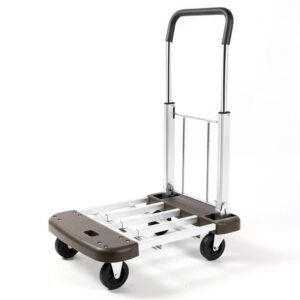 gtfdxj portable trolleys, stable and durable handling vehicles, small carts and trucks, foldable trolleys, flatbeds, household telescopic trailers