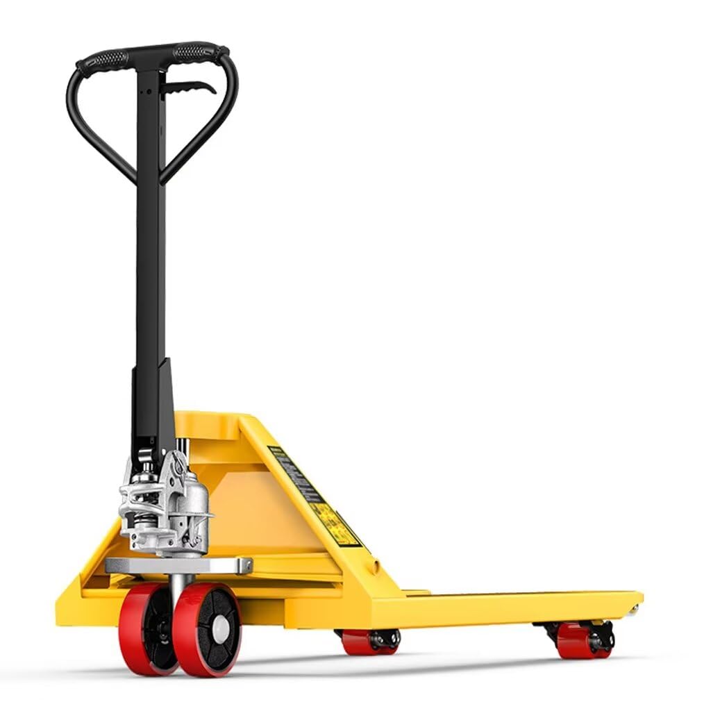 CZLELQQX Hydraulic Pallet Truck,6600bls Capacity Manual Pallet Jack,2.7~7.2 ""Lift Height Manual Forklift Pallet Stacker with PU Wheels(45""x21""Forks), CBYAC3.0