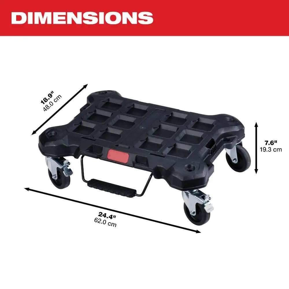 Generic 48-22-8410 Fits Milwaukee PACKOUT Dolly, Black