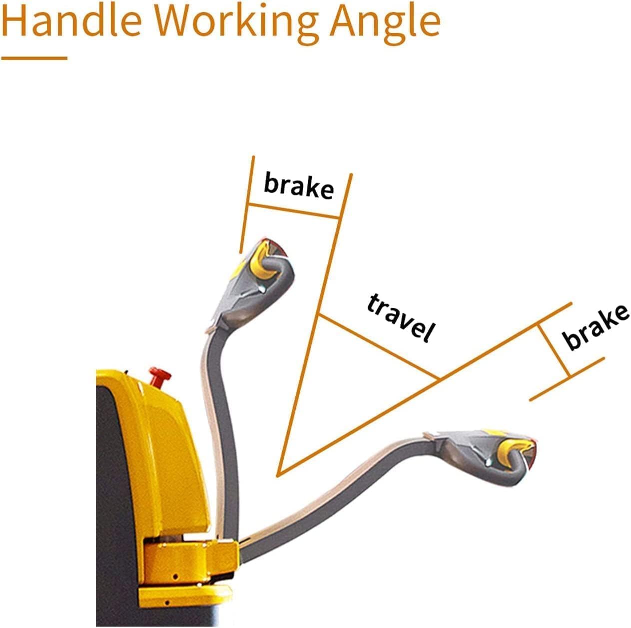 Apollo Counterbalanced Stacker Full Electric Lift 2200 Lbs Capacity 98" Lifting Height Material Hydraulic Lifter, Adjustable Forks with Tilt Function