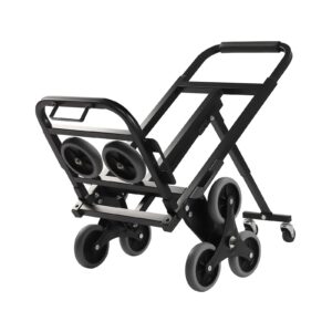 bfdieem large capacity sturdy & durable dual purpose heavy duty folding dolly cart-hand truck dolly | heavy duty folding dolly for moving with telescoping handle