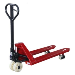 small volume welded oil pump hydraulic pallet jack truck，4400 lb. load manual hand pallet truck dolly，multi-size forks 2.9"~7.5" fork height adjustable manual pallet jack stacker（37" x21"）