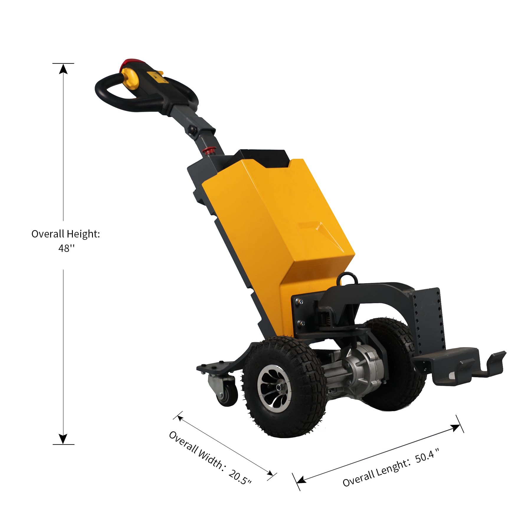 Aequanta Electric Tow Tractor, Lithium Powered Tow Tractor 2200lbs Capacity, Electric Walkie Tugger