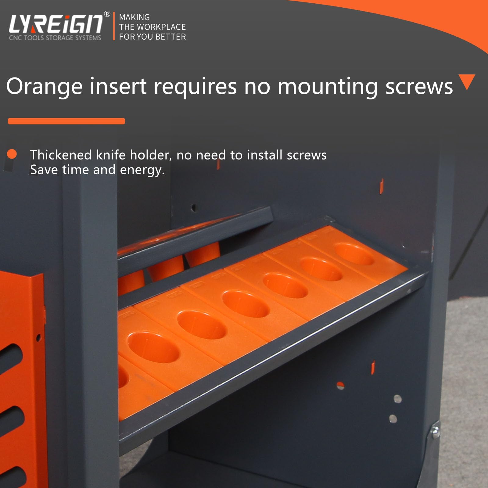 LYREIGN Mobile CNC Tool Storage Cart, CNC Tool Holder Utility Carts with Wheels, CNC Trolley is Suitable for Warehouses Storehouse Factory Garage