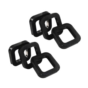 3Pcs/6Pcs Pads Hitch Receiver Pad for 2In Mounts Provide Cushion Reduce Rattle and Eliminate Noise Rubber Cushion Receiver and Mount Noise Reduction