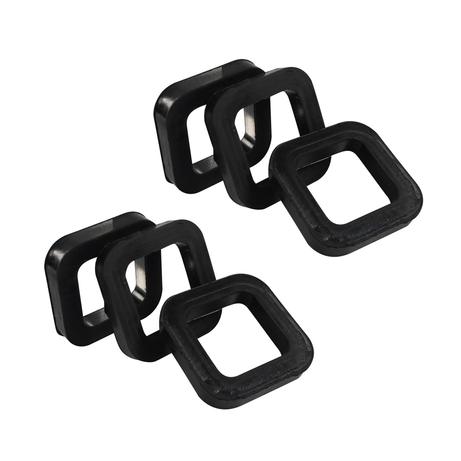 3Pcs/6Pcs Pads Hitch Receiver Pad for 2In Mounts Provide Cushion Reduce Rattle and Eliminate Noise Rubber Cushion Receiver and Mount Noise Reduction