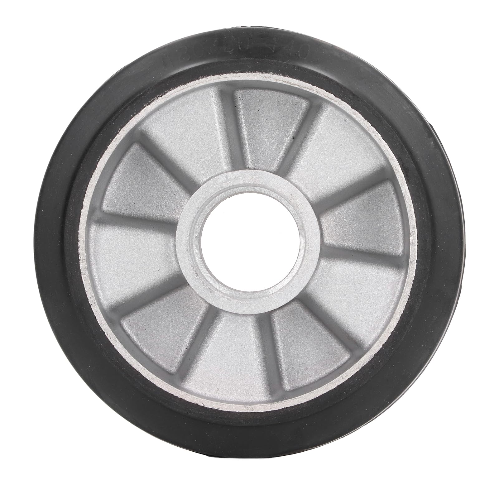 Rubber Replacement Tire, High Hardness 6204 Bearing Installation Truck Load Wheel for Handcraft Forklift Trailer