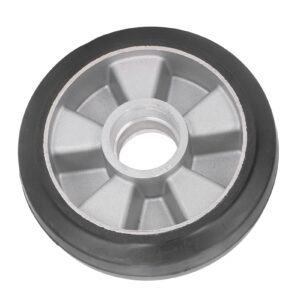 Rubber Replacement Tire, High Hardness 6204 Bearing Installation Truck Load Wheel for Handcraft Forklift Trailer