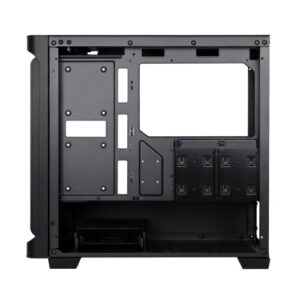 G.SKILL LT1 mATX Case with Tempered Glass Side Panel, Front Grill for Optimized Airflow - Black (GC-TKGW1-LT1)