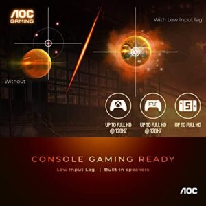 AOC GAMING CQ27G3S Frameless Curved Gaming Monitor, QHD 2K 2560x1440, 1000R VA, 165Hz 1ms, FreeSync Premium ,Black