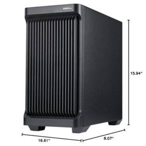 G.SKILL LT1 mATX Case with Tempered Glass Side Panel, Front Grill for Optimized Airflow - Black (GC-TKGW1-LT1)