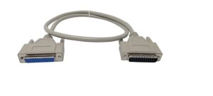 your cable store 3 foot db25 25 pin serial port cable male/female rs232