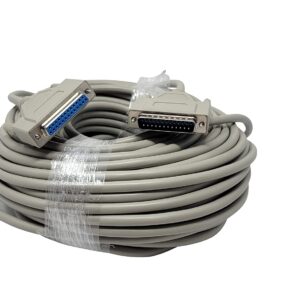 Your Cable Store 100 Foot DB25 25 Pin Serial Port Cable Male/Female RS232