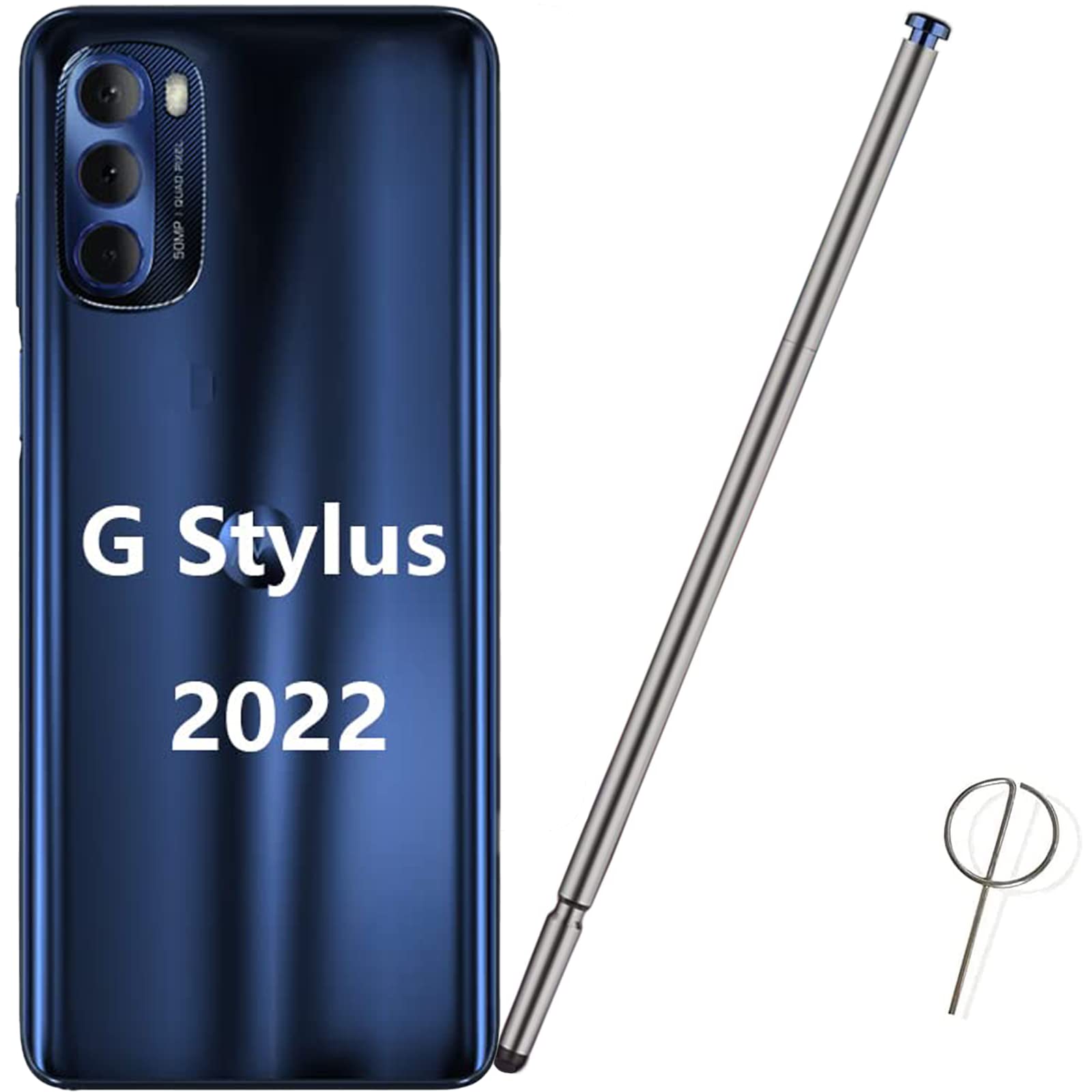 Stylus for Moto G Stylus 2022 Pen Replacement for Motorola Moto G Stylus 5G (2022) All Verison G Stylus 2022 Pen for Moto G Stylus 2022 5G S Pen with Eject Pin(Blue)