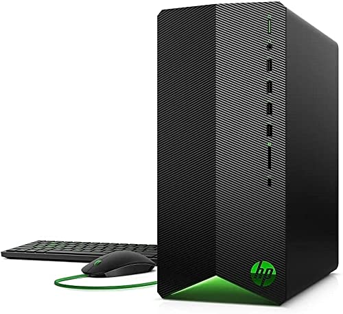 HP 2022 Pavilion TG01 Gaming Desktop - AMD Ryzen 5 5600G 6-Core CPU - 4GB Nvidia GTX 1650 Super - 32GB DDR4-1TB NVMe SSD + 2TB HDD - WiFi Bluetooth RJ45 - Windows 10 Pro w/ 32GB USB