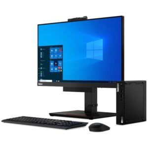 Lenovo ThinkCentre M75q Gen 2 11JN002AUS Desktop Computer - AMD Ryzen 7 PRO 5750GE Octa-core (8 Core) 3.20 GHz - 16 GB RAM DDR4 SDRAM - 512 GB M.2 PCI Express NVMe SSD - Tiny - Black