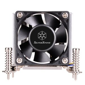 SilverStone Technology AR09-115XS 2U Rackmount Server/Small Form Factor Intel CPU Cooler with Screw Bracket, SST-AR09-115XS, TAA Compliant