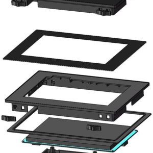 Ferwooh 7.0" Nextion Enhanced HMI USART UART Serial TFT LCD Module Display Resistive Touch Panel Touchscreen with Enclosure