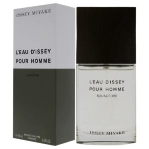 Issey Miyake Leau Dissey Eau and Cedre EDT Intense Spray Men 1.7 oz