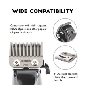 KBDS Professional Replacement Clipper Blades,Pecision 2 Holes clipper parts blade for Wahl Magic Clip,Super Taper,5-Star Senior,