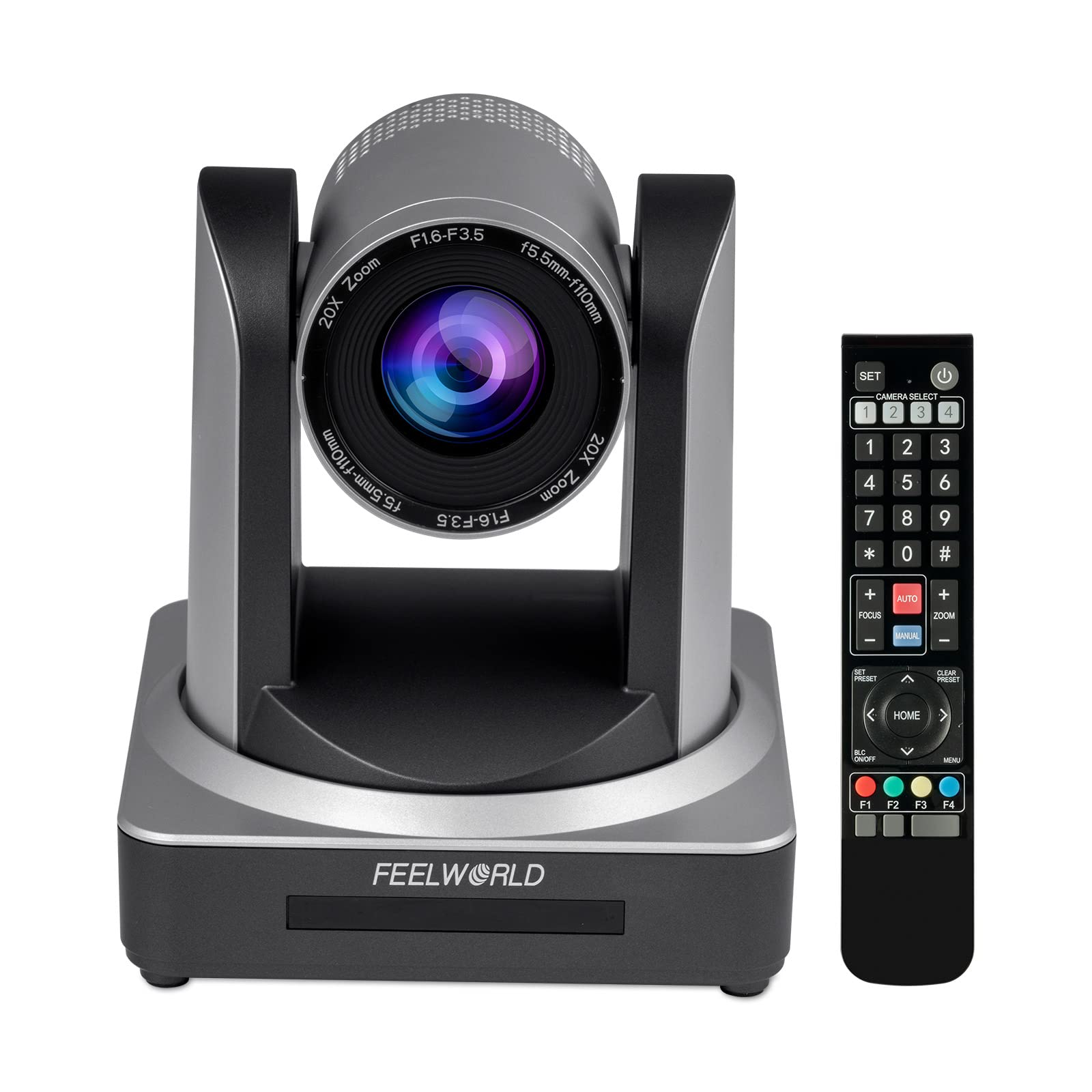 FEELWORLD 2X POE20X PTZ Camera and KBC10 PTZ Controller Bundle