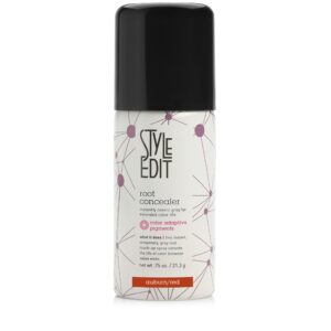 root touch up spray for auburn red hair by style edit | gray hair coverage and temporary auburn red hair dye | 0.75 oz. travel size