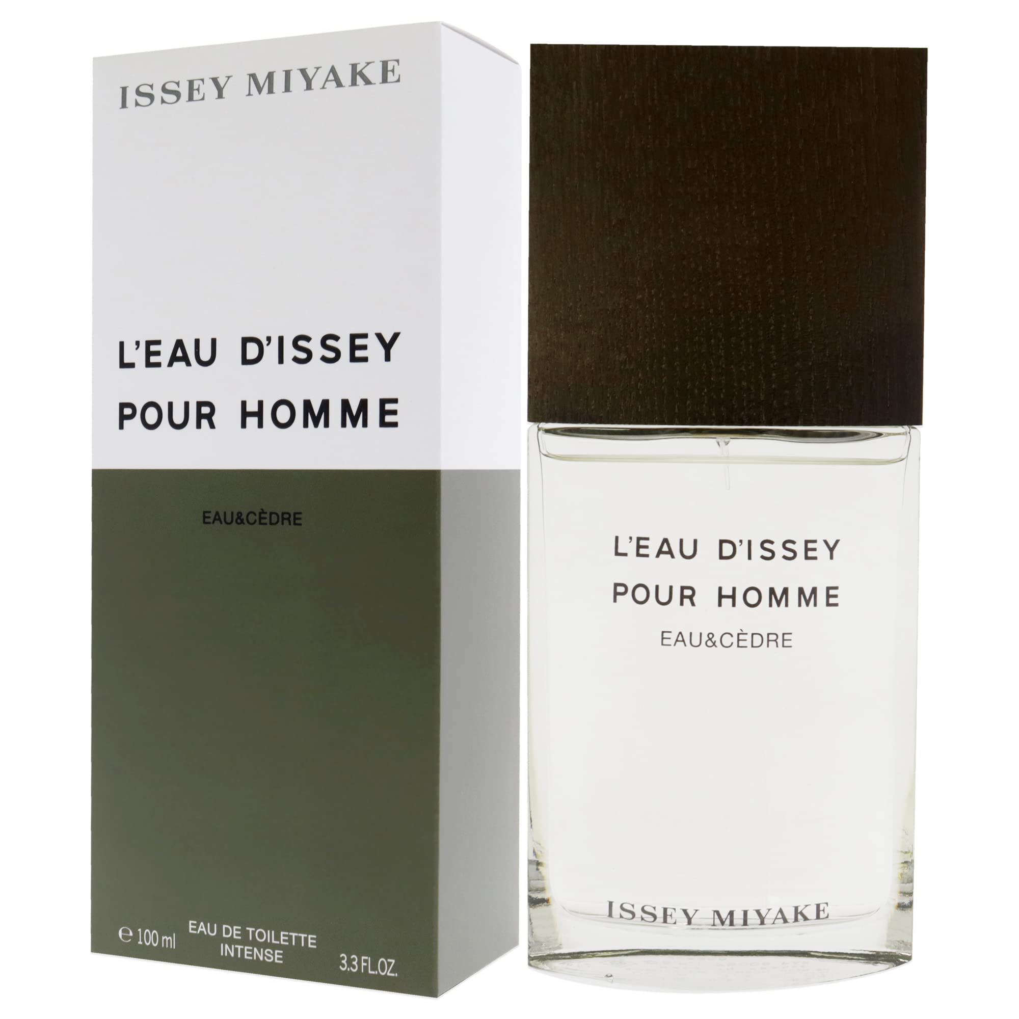 Issey Miyake Leau Dissey Eau and Cedre EDT Intense Spray Men 3.3 oz