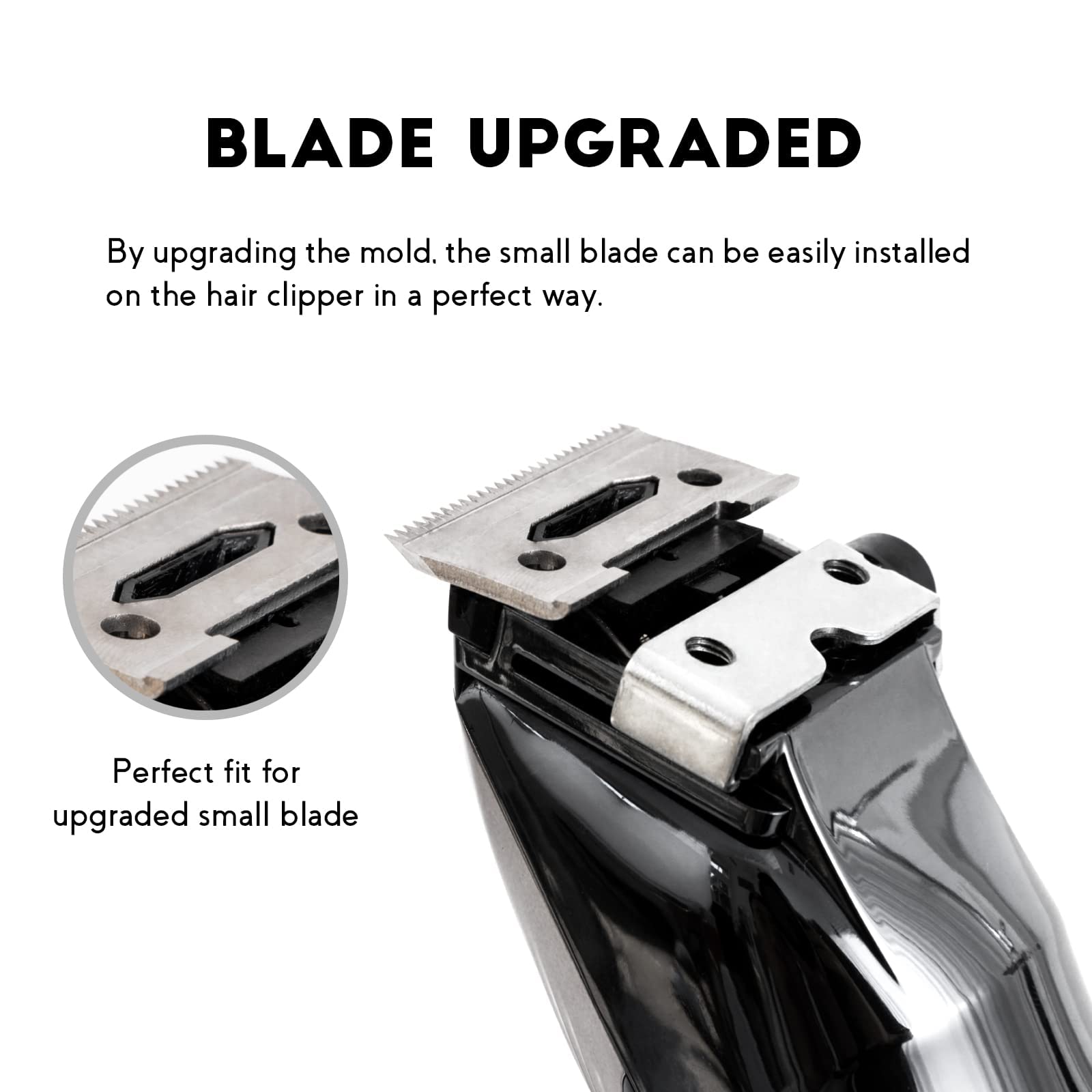 KBDS Professional Replacement Clipper Blades,Pecision 2 Holes clipper parts blade for Wahl Magic Clip,Super Taper,5-Star Senior,