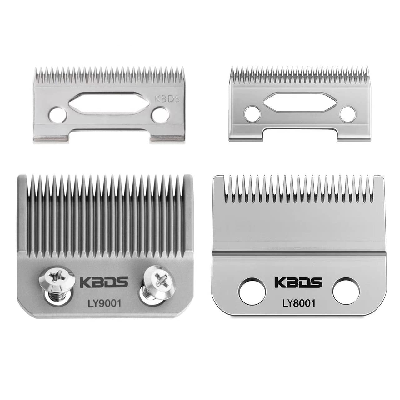 KBDS Professional Replacement Clipper Blades,Pecision 2 Holes clipper parts blade for Wahl Magic Clip,Super Taper,5-Star Senior,