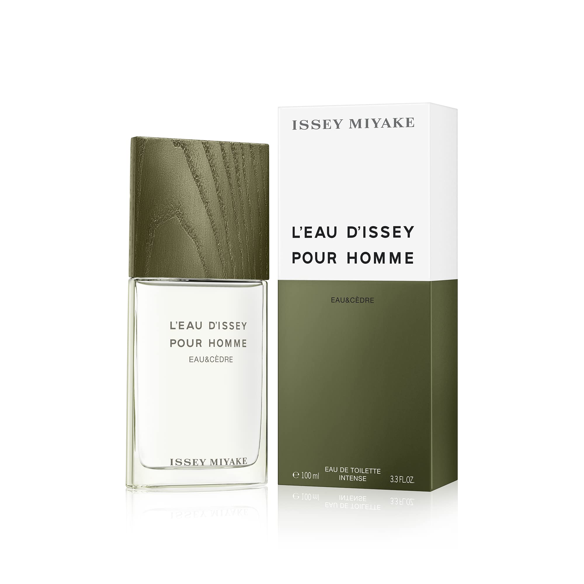 Issey Miyake Leau Dissey Eau and Cedre EDT Intense Spray Men 3.3 oz