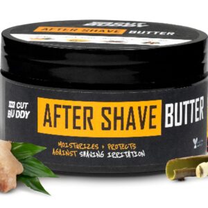 The Cut Buddy After Shave Butter for Men & Women, Moisturizer with Shaving Razor Bump Defense, Witch Hazel, Shea Butter, Ginger & Willow Bark, 8 Fl Oz