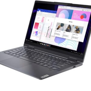 LENOVO 2021 Yoga 7i 2-in-1 Laptop 14 inch FHD Touchscreen 11th Core i7-1165G7 EVO Iris Xe Graphics 12GB DDR4 1TB NVMe SSD WI-FI 6 Windows 11 Pro Fingerprint Backlit Keyboard