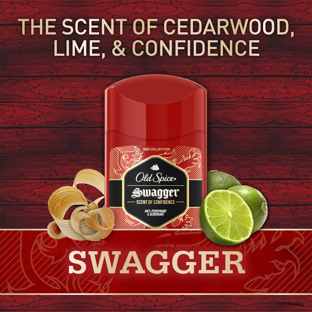 Old Spice Antiperspirant & Deodorant for Men, Swagger Scent, 2.37oz