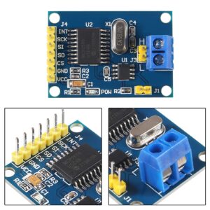 ALMOCN 5pcs MCP2515 CAN Bus Module TJA1050 Receiver SPI Module DC 5V Power Supply Converter for Arduino 51 MCU ARM Controller Development Board