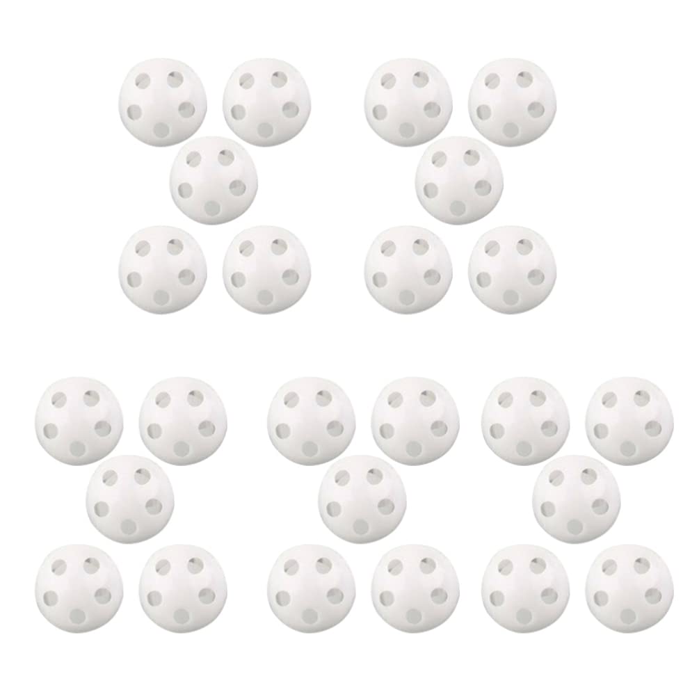 Toddmomy 50pcs Toy Rattle Box Repair Round Doll Noise Maker Insert Squeaker for Baby Pet Doll Dog Accessories, 28mm