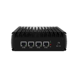 moginsok 4x 2.5gbe intel i225-v ethernet firewall appliance mini pc, intel celeron j4125 aes-ni vpn router pc hdmi vga 4gb ram 64gb msata ssd