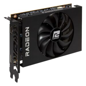 PowerColor AMD Radeon RX 6400 ITX Graphics Card with 4GB GDDR6 Memory