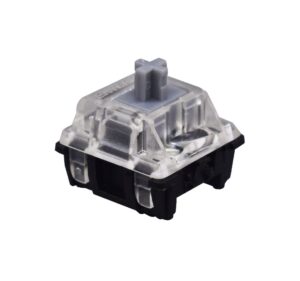 ranked gateron ks-15 optical key switches for rgb mechanical gaming keyboards | plate mounted (gateron optical silver, 65 pcs)