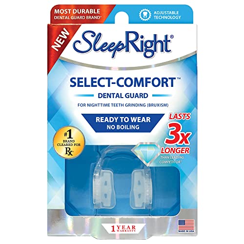 SleepRight Select-Comfort Dental Guard (New Version) - Sleeping Teeth Guard – Mouth Guard to Prevent Teeth Grinding