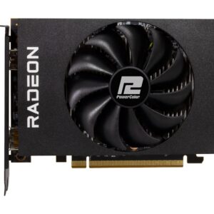 PowerColor AMD Radeon RX 6400 ITX Graphics Card with 4GB GDDR6 Memory