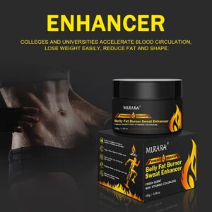 Hot Cream for Belly Fat Burner - Sweat Enhancer Cream for Women and Men - Body Sculpting Cellulite Workout Cream - Anti Cellulite Creams, Natural Sweat Workout Enhancer, Thighs Belly Butt Firming Legs