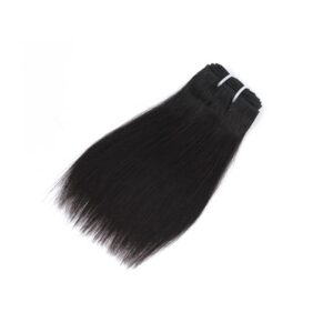 8 inch short hair bundles 10A Brazilian Straight Virgin Hair 4 Bundles Straight Hair 100% Unprocessed Straight Human Hair Bundles 50g/Pcs Natural color (8"8"8"8")