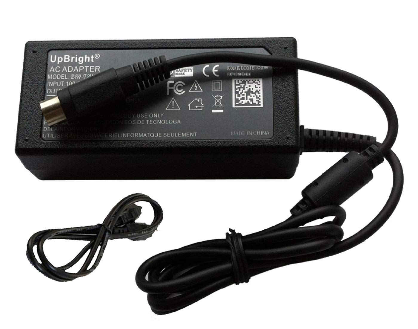 UpBright 12V AC Adapter Compatible with CUI INC ATS090-P120 SDI90-12-U-P51-C2 ATS090P120 SDI9012UP51C2 DC12V 7A 84W 12.0V 7.0A 84.0W 12VDC Switching Power Supply Cord Cable PS Battery Charger