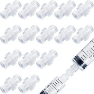 15 pcs syringe adaptor lock female syringe to syringe transfer joint lock to lock connector syringe adaptor