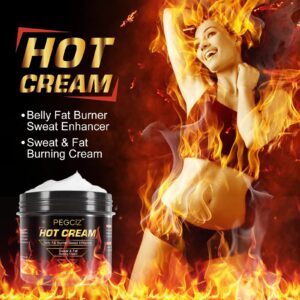 Fat Burning Cream, Hot Cream for Belly Fat Burner, Cellulite Cream for Thighs, Sweat Cream for Women Men Weight Loss, Cellulite Cream for Thighs Belly Butt Firming Legs Slimming Cream