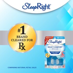 SleepRight Select-Comfort Dental Guard (New Version) - Sleeping Teeth Guard – Mouth Guard to Prevent Teeth Grinding