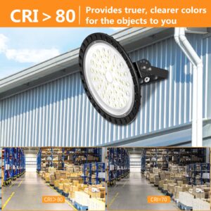 chunnuan 200W LED UFO High Bay Lights, 20000LM LED Warehouse Lights 6000K Cold White LED Shop Lighting Waterproof IP65 LED Highbay