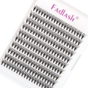 diy eyelash extension large tray 10d 20d 30d 40d cluster lashes mixed tray natural long mink individual lashes reusable false eyelashes extension (20d-0.07-c, 8-16mm)