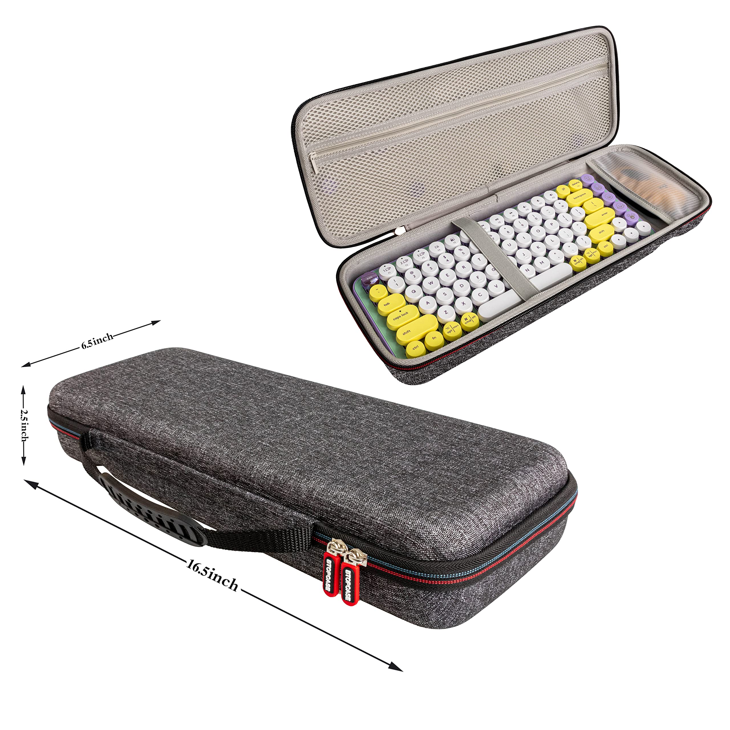 BTOPCASE Hard EVA Protective Carrying Storage Case for Logitech POP Wireless Mouse and POP Keys Mechanical Keyboard Combo